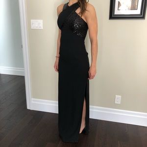 The perfect black evening gown.